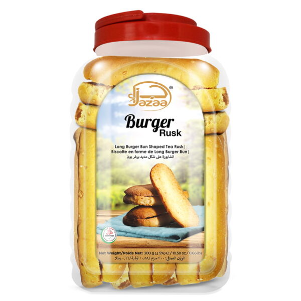 Jazaa Burger Rusk Jar 300gms