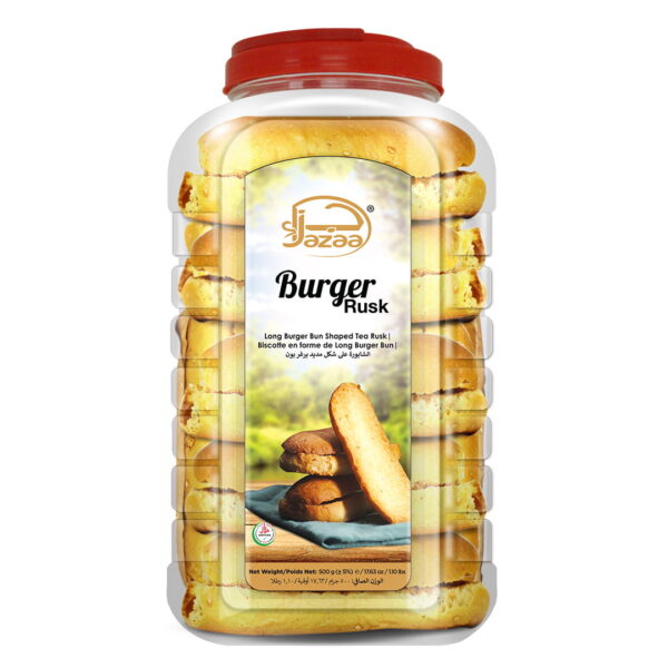Jazaa Burger Rusk Jar 500gms