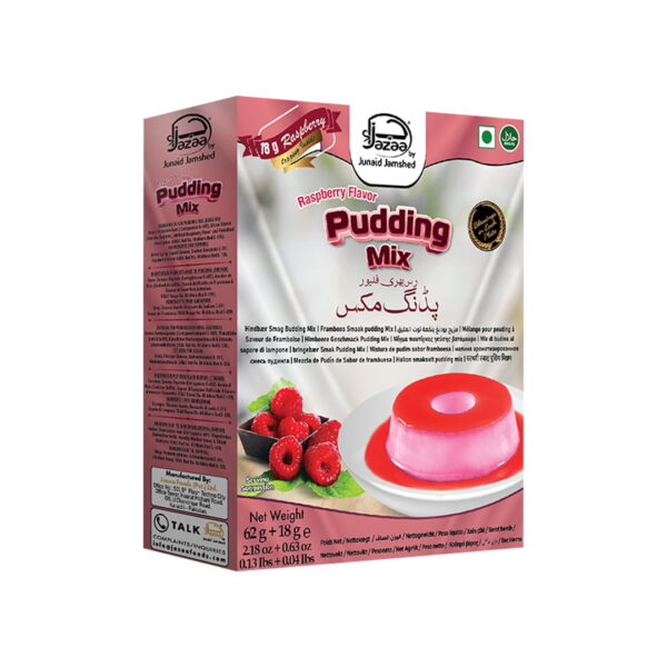 Jazaa Raspberry Flavor Pudding Mix 80gms