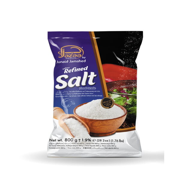 Jazaa Iodized Refined Salt Pouch 800gms